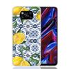 Mediterranean Lemon Phone Case For Xiaomi Poco F7 Ultra X7 X6 Pro X5 Redmi 15 15C 13 13C 12 12C 10 10A 10C 9 9A 9C 9T Shell Poco
