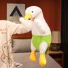 New Big White Goose Comforting Pillow Doll Goose Baby Sleeping on The Side Exhaust Pillow Plush Toy Sleeping Doll