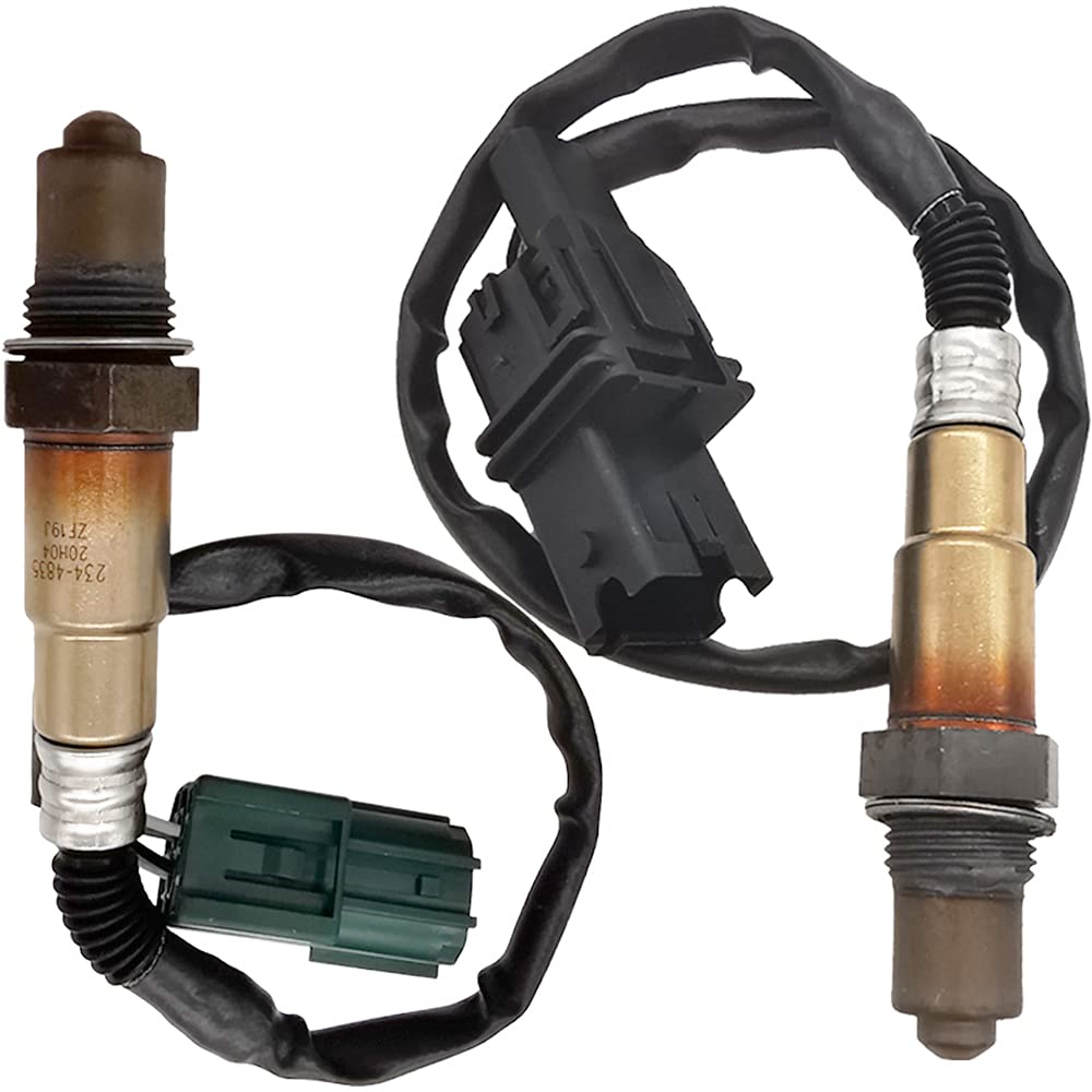 2Pcs 234-5061 234-4835 Air Fuel Ratio O2 Oxygen Sensor 1 Sensor 2 Upstream Downstream for 2004 2005 2006 Nissan Sentra 1.8L 2.5L 22693-CD700