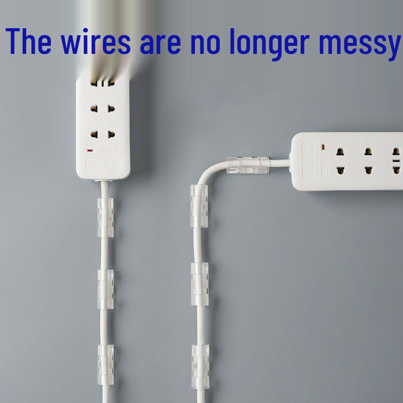 Punch-Free Traceless Cable Organizer: Self-Adhesive Wire Fixer and Router for Home Storage