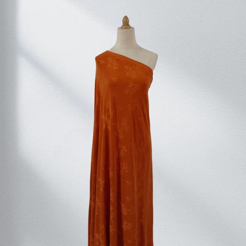 100x150cm Three-dimensional Four-sided Elastic Knitted Fabric Embossed Small Lantern Jacquard Fabric for Women's Dresses Sewing