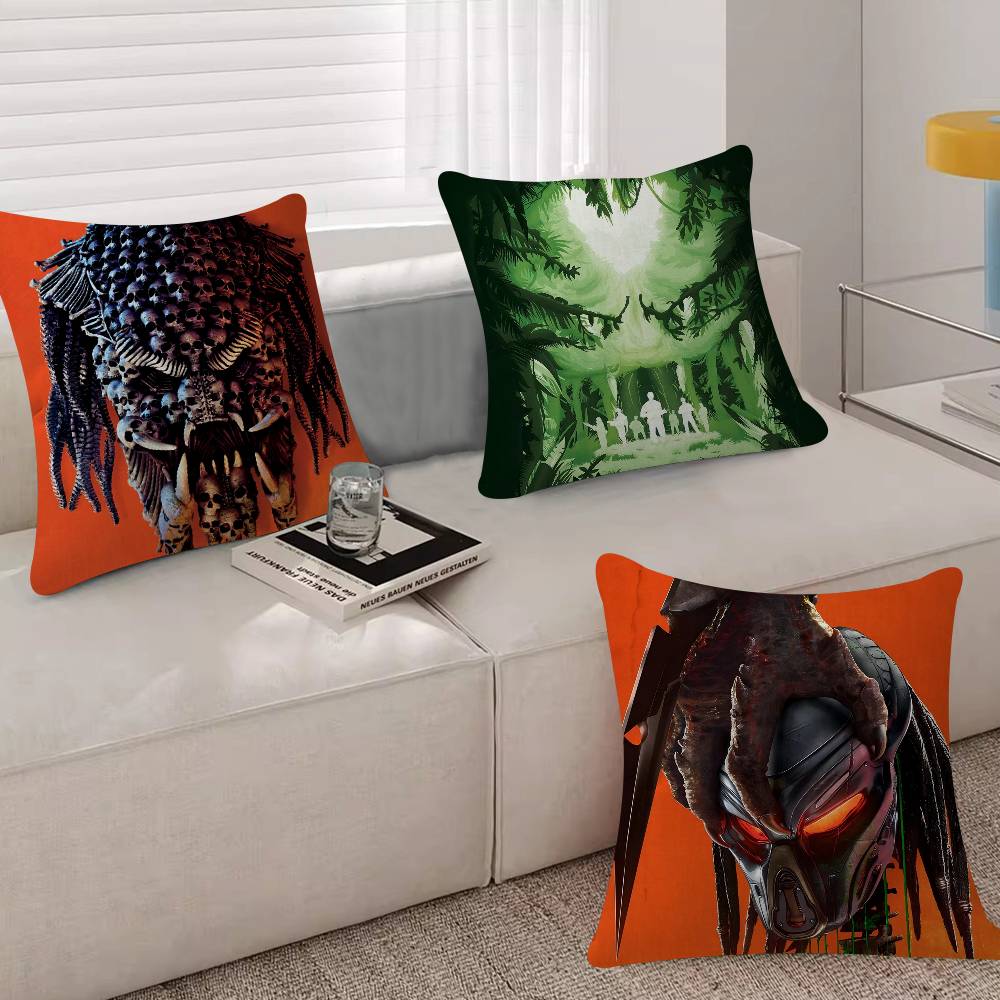 1PC The Predator Maple Design Cushion Cover Happy Autumn Harvest Decor Holiday Decorati Pillow Cover