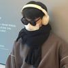 Soft Winter Cashmere Scarf Solid Color Coldproof Scarf Casual Men Wool Scarf  Gifts
