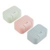 3 PCS Soap Holder Travel Soap Case Travel Soap Container With Lid Blue & Pink & Green Soap Box Soap Bar Holder Travel Soap Dish