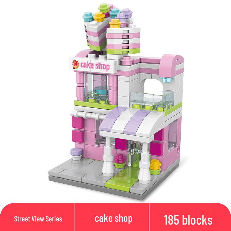 Lele Brothers Compatible Building Blocks: Educational Interlocking House Model for Kids