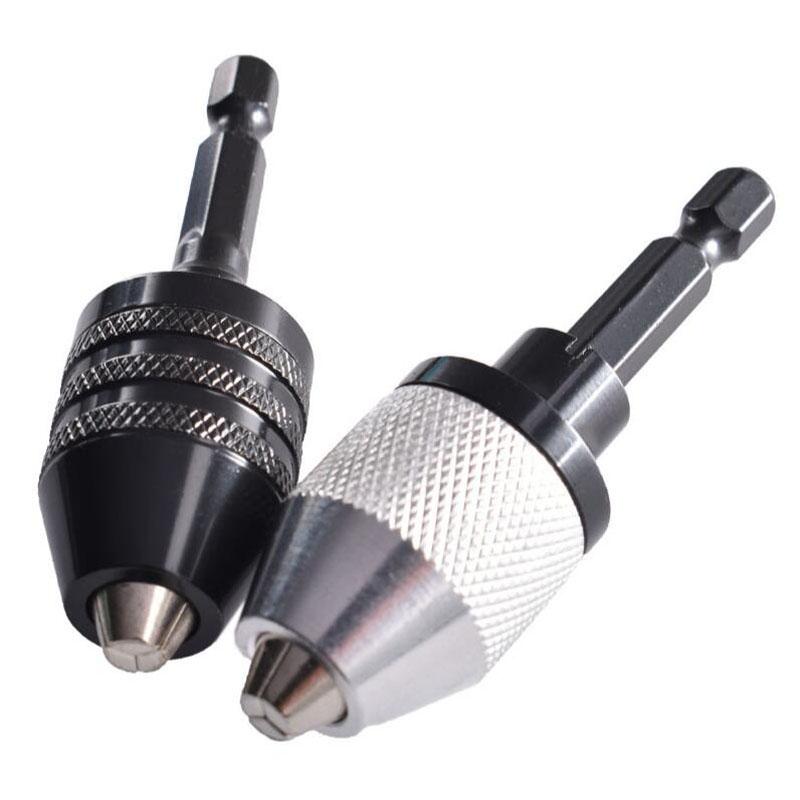 

0.3-6.5mm Quick Change Hexagonal Handle Three Jaw Self Centering Twist Drill Chuck Electric Grinding Tool B