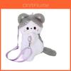 Kaninchen Katze Plüschtasche Für Damen Kleine Cartoon Weiche Umhängetasche Geschenk Für Schüler