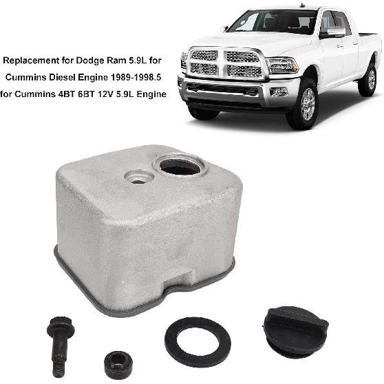 Valve Cover with Oil Fill Hole, 3902605 Long Lasting for Cummins 4BT 6BT 12V 5.9L Engine