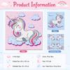 Pink Blue Unicorn Paper Napkins
