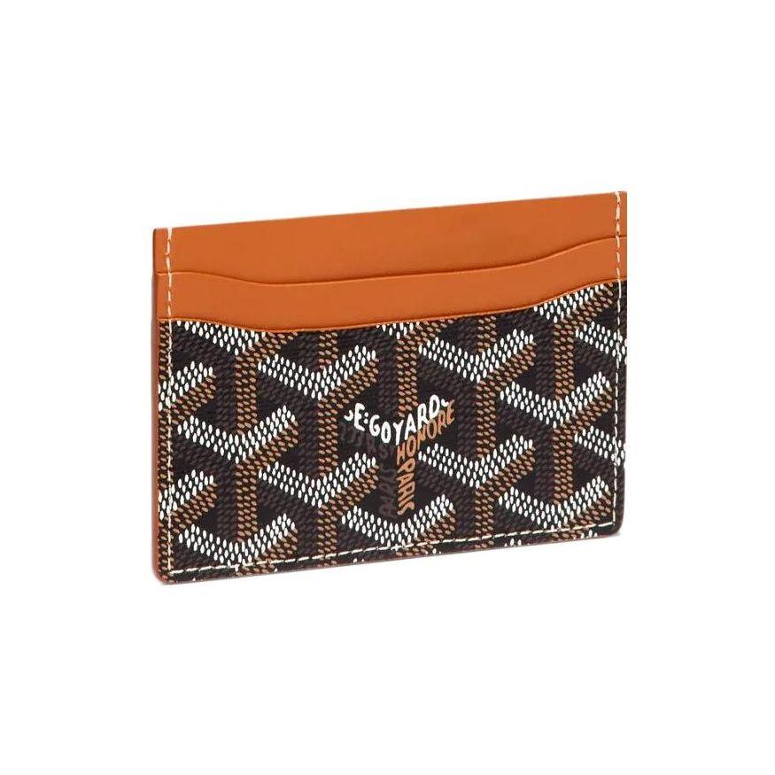 Goyard Saint-Sulpice Geometric Pattern Printed Color Block Canvas And Calfskin Card Holder Unisex Card Holder Color-1 Color-2 Color-3 STSULPPMLTY