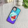 The Little Mermaid Ariel Phone Case for Iphone 16 15 14 13 12 11 Pro Max Mini 8 Plus Se Xr X Xs Fundas Shell PC+TPU Cover