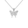 Elegant Shiny Butterfly Titanium Steel Necklace - 2025 Women’s Lightweight Luxury Clavicle Chain, Fade-Resistant.