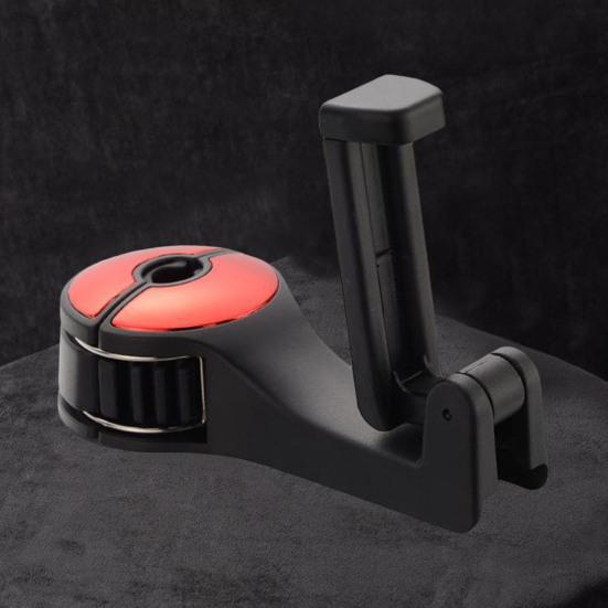 Car Headrest Hidden Hook 360-Degree Rotation Easy To Install Adjustable Hanger Rear