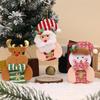 Christmas Decorative Pendant Striped Santa Claus Elk Snowman Pendant Christmas Tree Holiday Scene Decoration Christmas Gifts