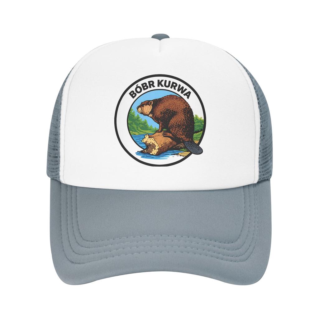 Bobr Kurwa Funny Beaver Sun Hats Baseball Cap Spring Trucker Hat Wholesale Outdoor Sports Hats Women Men Retro Baseball Cap