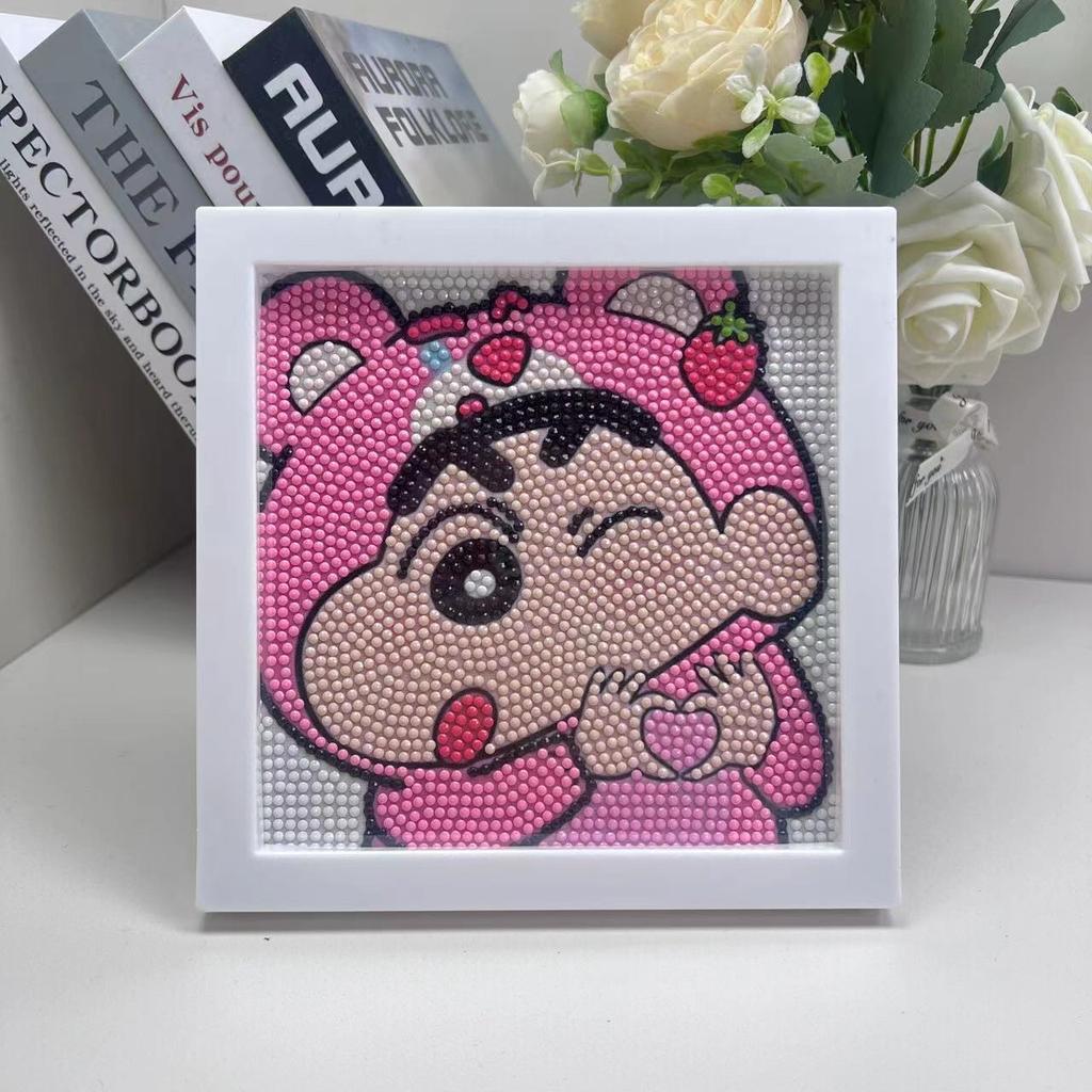 Children'S Diamond Painting Handmade Diy Masonry Painting Cartoon Diamond Sticker Bedroom Living Room Decorative Painting Photo Frame