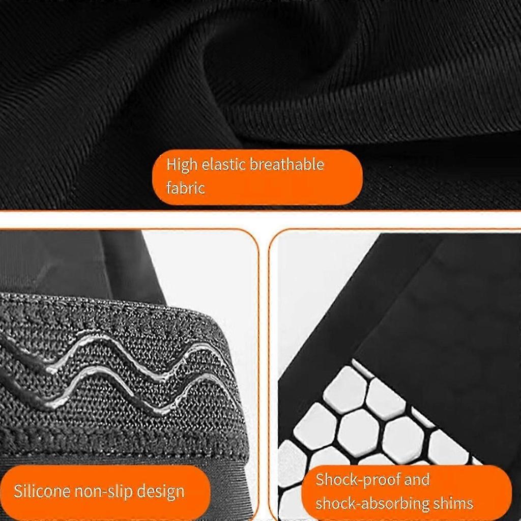 Football Shin Pad For Adult Teen Kid Slip Resistant Breathable Soccer Shin Guards Football Compression Leg Shin Sleeves White M