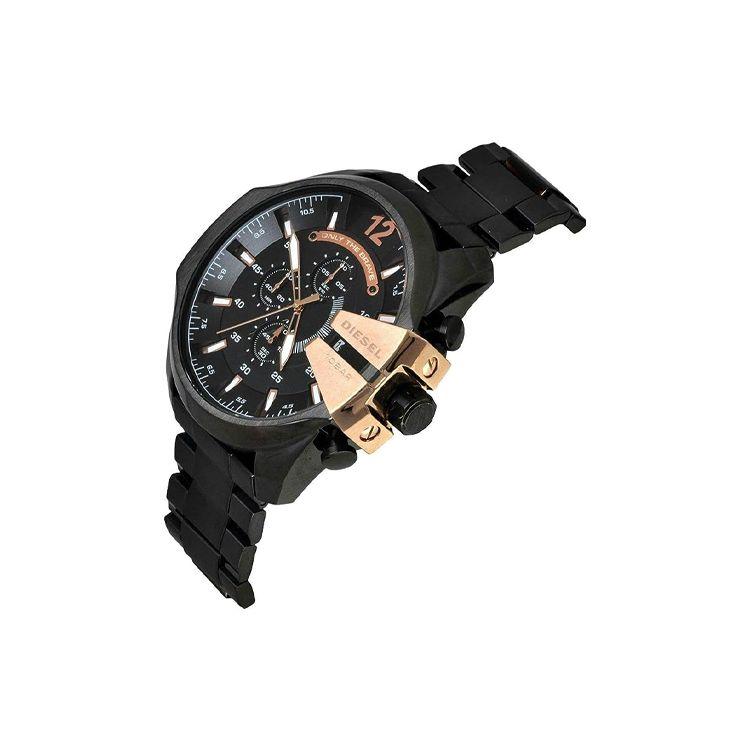 Diesel Watch Quartz Movement Stainless Steel Strap 59Mm Black Dial Men watches DZ4309