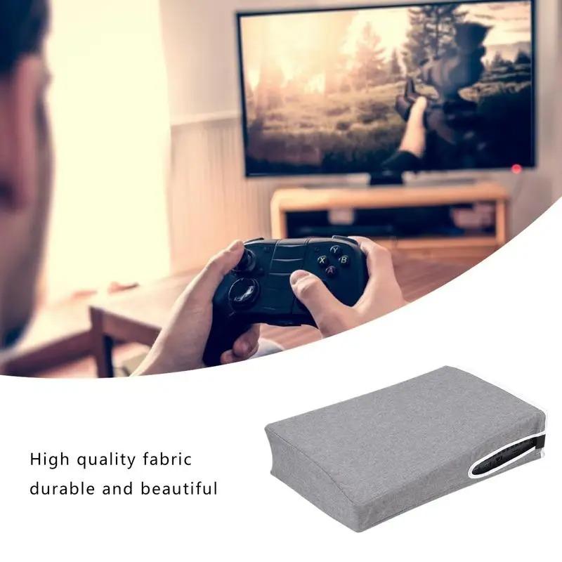 Capac de praf pentru consola PS5, capac de praf în mod vertical pentru consola PS5, pânză furnică, capac de praf pentru consolă de jocuri, rezistență la zgârieturi pentru accesorii PS5