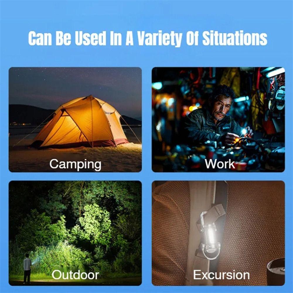 Aluminum Alloy Keychain Flashlights Multifunctional Mini Flashlight  Outdoor Emergency