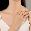 Orstarry   Copper Green Butterfly Insects Closed Ring For Women Finger Ring Personality Jewelry Party Trendy Gifts