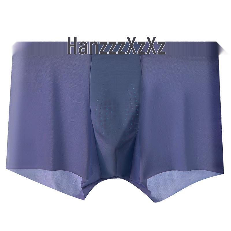 

Antibacterial Men s Ice Silk Ultra-Thin Quick-Dry Boxer Briefs 5XL (90-105 kg)