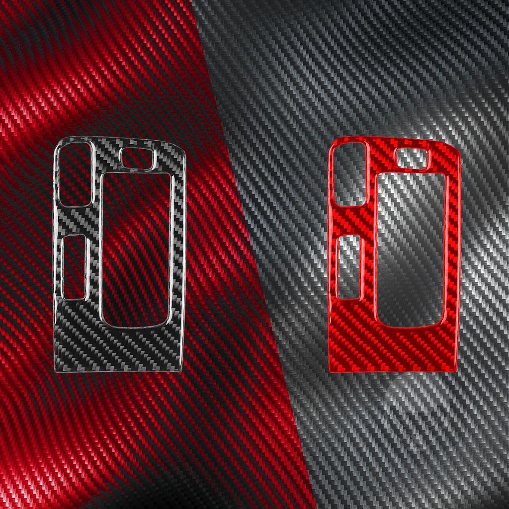 For Kia Stinger 2022 2023 Accessorie Carbon Car Interior Gear Shift Frame Trim Sticker Decoration