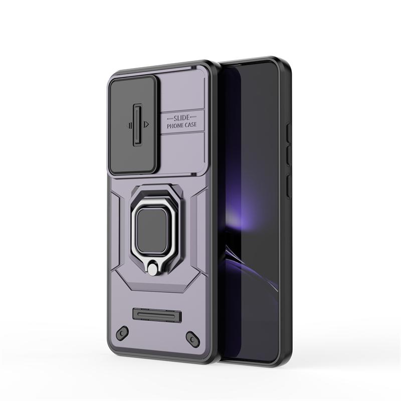 Shockproof Case For Xiaomi Poco X7 Pro Case Poco X7 Pro 5G Ring Holder Magnetic Full Back Cover For Poco X7 Pro Push Window Case