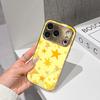 Lucky Start Phone Case For iPhone 17 16 15 14 13 12 11 Pro Max 16E Gold Electroplated Glass Shell Star Burst Cover