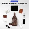 1pc Car Small Backpack Single Shoulder Crossbody Bag One-shoulder Messenger Bag For Cadillac XT5 XT6 ATS XTS SRX XT4 CT5 CT6