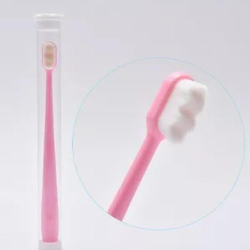 Soft Bristle Toothbrush Adult Cleaning Toothbrush Ultra-fine Soft Toothbrush Super Soft Teeth Deep Cleaning Portable Toothbrush
