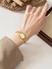 Luxury Vintage Watch for Women High-End Bracelet-Style Gold Watches Elegant Waterproof Quartz Ladies' Wristwatch Couple Gift