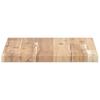 Floating Shelves Set of 3 40 x 30 x 2 cm Solid Acacia Wood Untreated