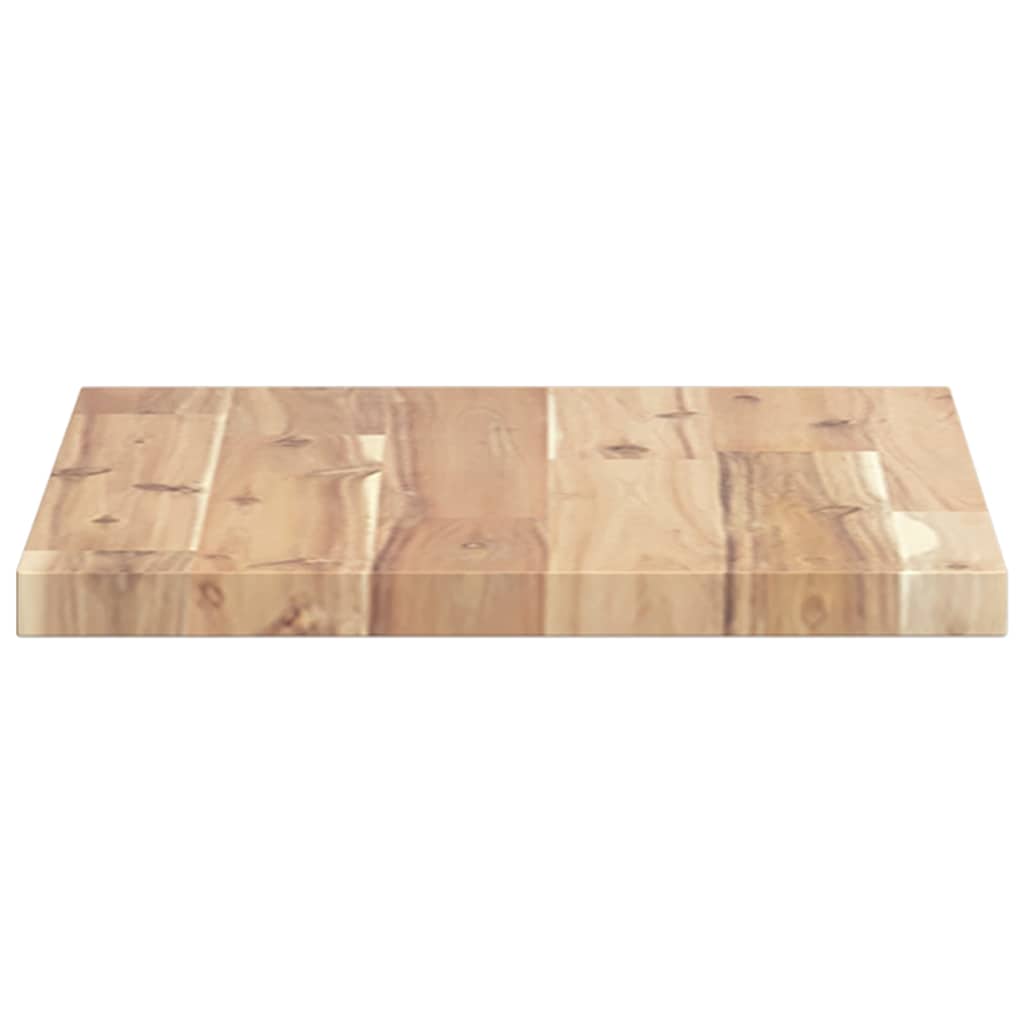Floating Shelves Set of 3 40 x 30 x 2 cm Solid Acacia Wood Untreated