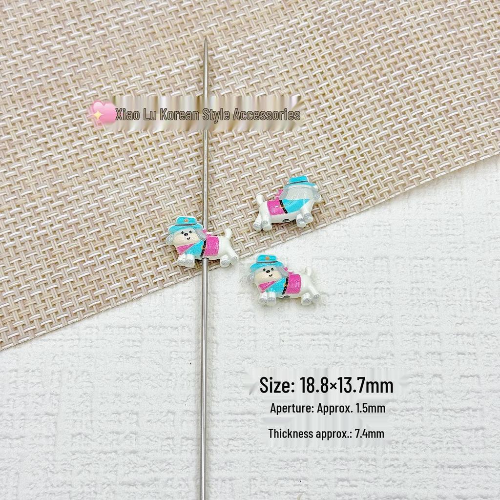 Cartoon-Welpen-Perlen für DIY-Schmuck & Accessoires