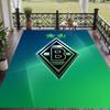 Soft Floor Carpet Borussia Mönchengladbach Pattern Area Rug Decorative Mat For Home Room Decoration