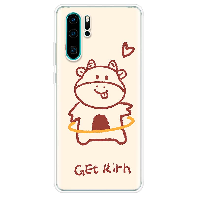 Милый чехол для телефона с молочным скотом и коровьими крапинками для Huawei Y5 Y6 Y7 Y9S P Smart Z 2019 Honor 10 Lite 9 20 9X 8S 8X 8A Pro 7A 7X Huawei Y5 2019