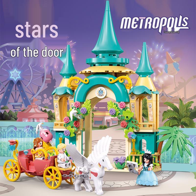 

Princess Dream City Castle & Ferris Wheel Building Blocks Toy Set