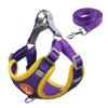 Reflective Vest-Style Dog Harness & Leash for Small Breeds