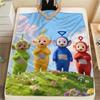 Teletubbies Flannel Blanket, High Quality Comfortable for All Seasons, Home Decor, Warmth and Comfort