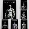 Retro Spartaanse Krijger Canvas Schilderij Print Caesar Romeins Beeld Motiverende Citaten Poster Muurkunst Afbeeldingen Home Gym Decor