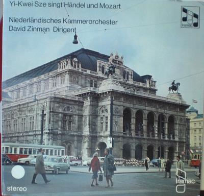 LP Plaat YIKWEI SZE NIEDERLANDISCHES KAMME Yikwei Sze Zingt Handel En Mozart 6529 IRAMAC Duitsland Klassiek Gebruikt