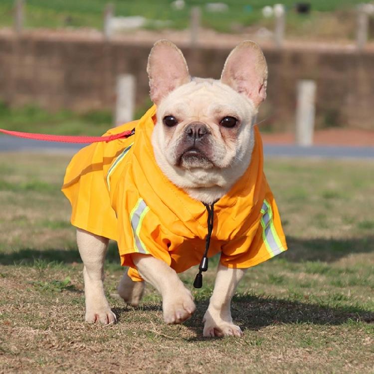 Impermeabile per Cani Impermeabile con Cappuccio Giubbotti Poncho Pioggia Impermeabile con Strisce Riflettenti
