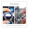 Crystal Luxury Metal Leather Car Keychain Anti-lost Key Ring Fashion Jewelry For Citroen C1 DS3 C2 C3 Vts C4 Saxo C4L C5 C6 C8 YV4