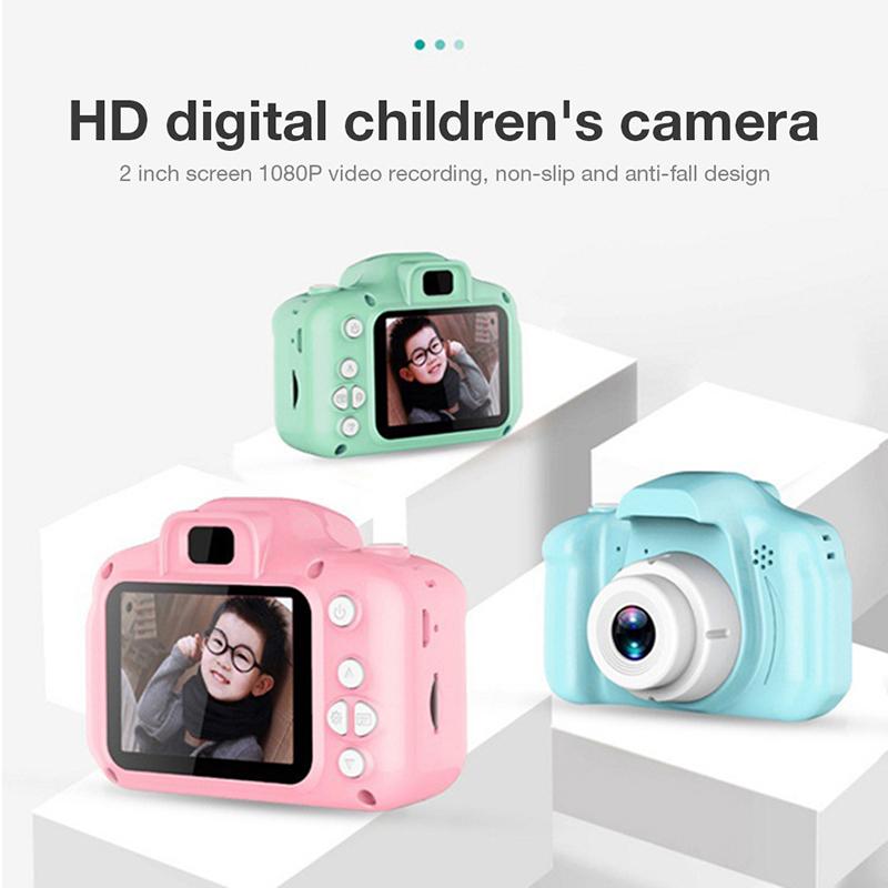 Appareil photo pour enfants Écran HD 1080P Appareil photo Vidéo Jouet 8 Millions de Pixels Dessin Animé Mignon pour Enfants Jouet de Photographie d'Extérieur
