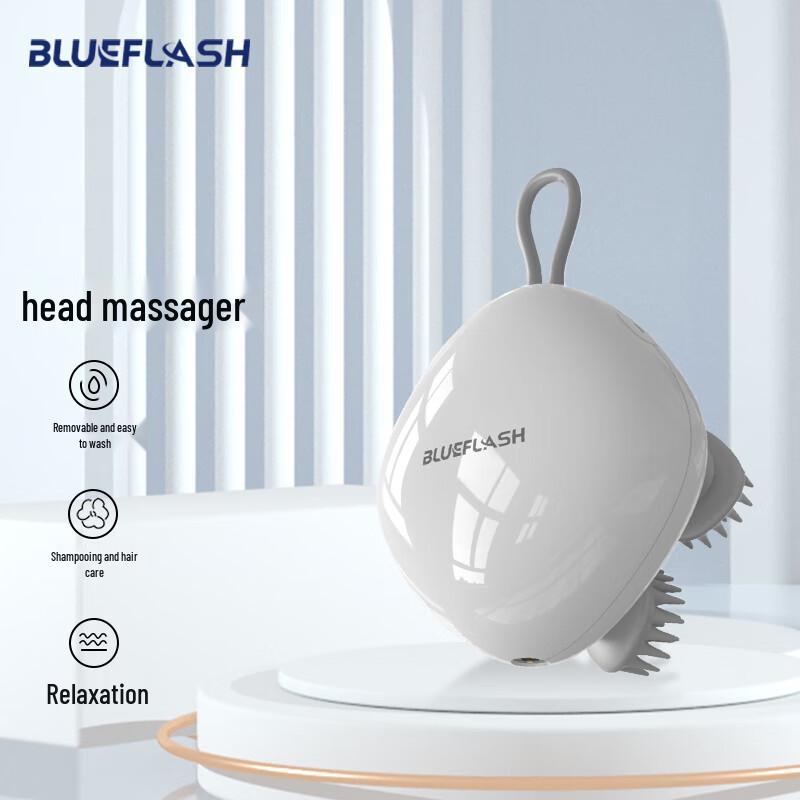Blue Flash Head Massager