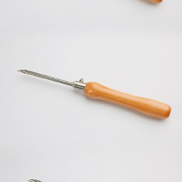 Punching Needle Embroidery Set for Embroidery Craft Embellishment, with 3 Punching Needle Head and Needle Threader