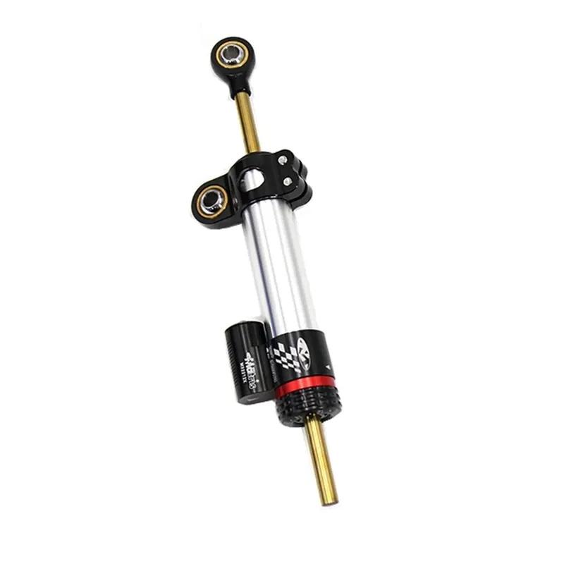 Für Yamaha MT09 MT07 YZF R1 R6 FZ1 XJR1300 MT-07 Kohlefaser Universeller Motorrad-Dämpfer Lenkungsstabilisator Sicherheitskontrolle