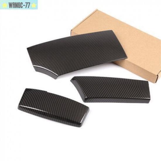 ABS Carbon Center Console Armrest Box Panel Trim For BMW 5 Series E60E61 2004-10