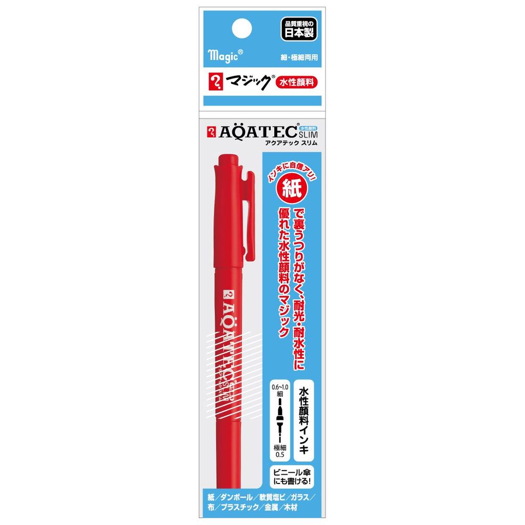 Magic Pen Aquatex Slim Red Water-Based MAQ70P-T2